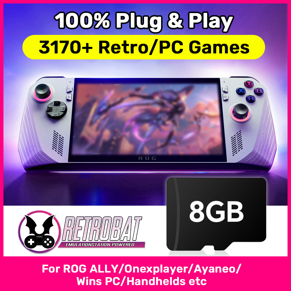 Retro Gaming Corps - Retrobat 8GB carte de jeu TF