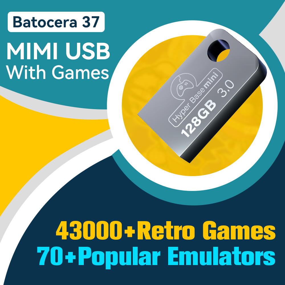Retro Gaming Emulator Pc - Hyper Base Mini 128GB rétro Console
