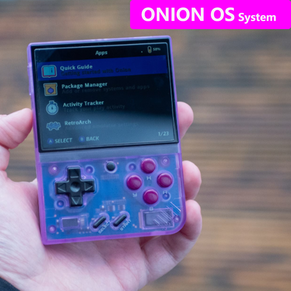 Retro Gaming Icons - Onion OS Préinstallé MIYOO Mini Plus