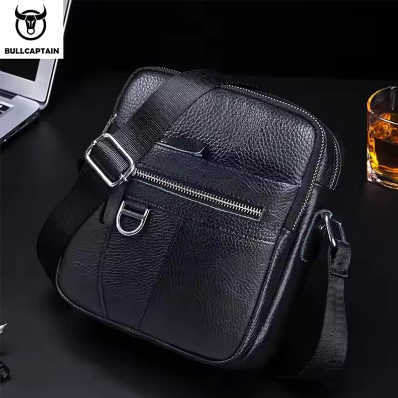 Retro Gaming Cabinet - BULLCAPTAIN sac de messager en cuir