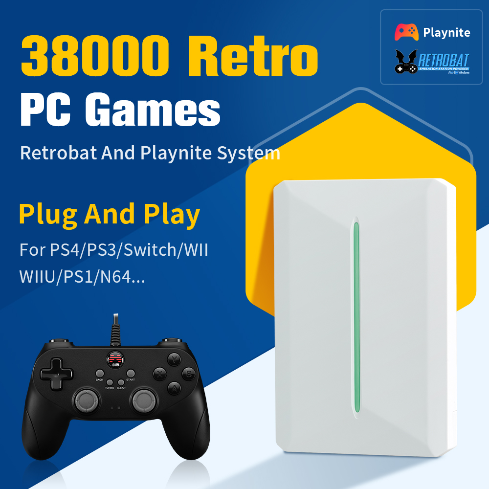 Retro Gaming Emulator Pc - Disque dur de jeu rétro Portable