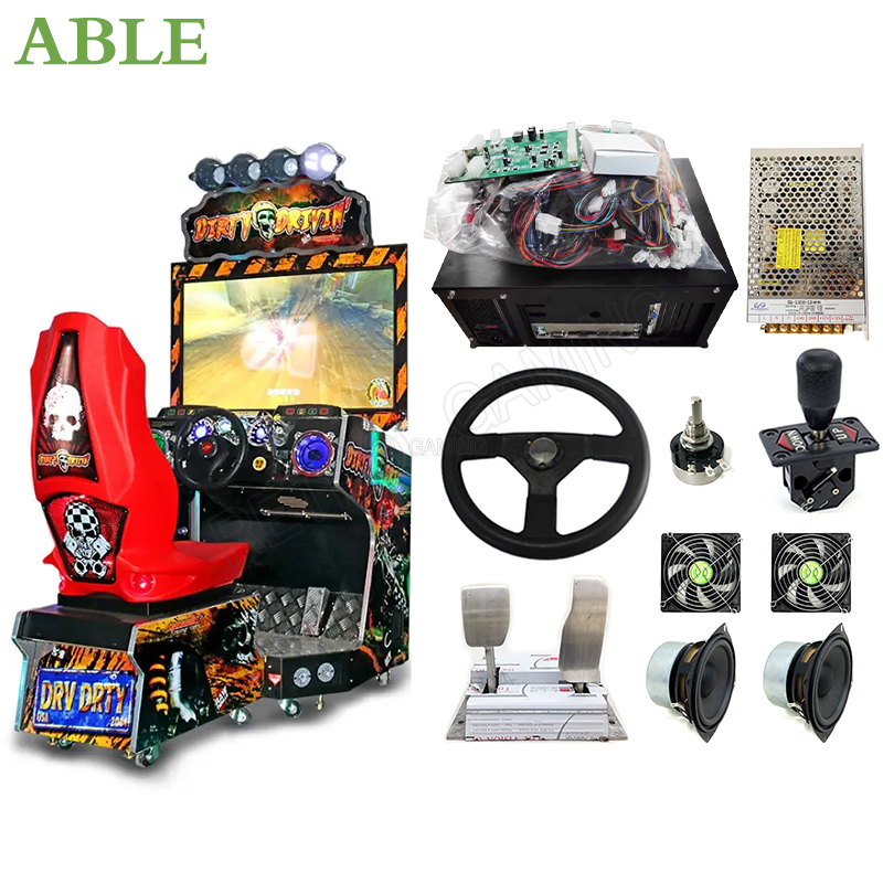 Retro Gaming Cabinet - Machine de jeu d'arcade Dirty Drivin,