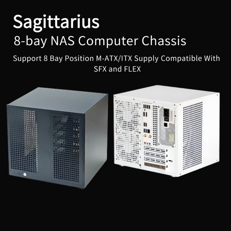 Retro Gaming Pc Case - Châssis NAS Sagittarius à 8 baies