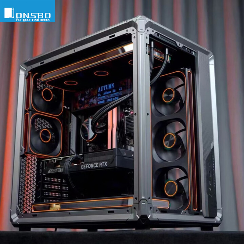 Retro Gaming Pc Case - Boîtier de bureau JONSBO X400 Sea