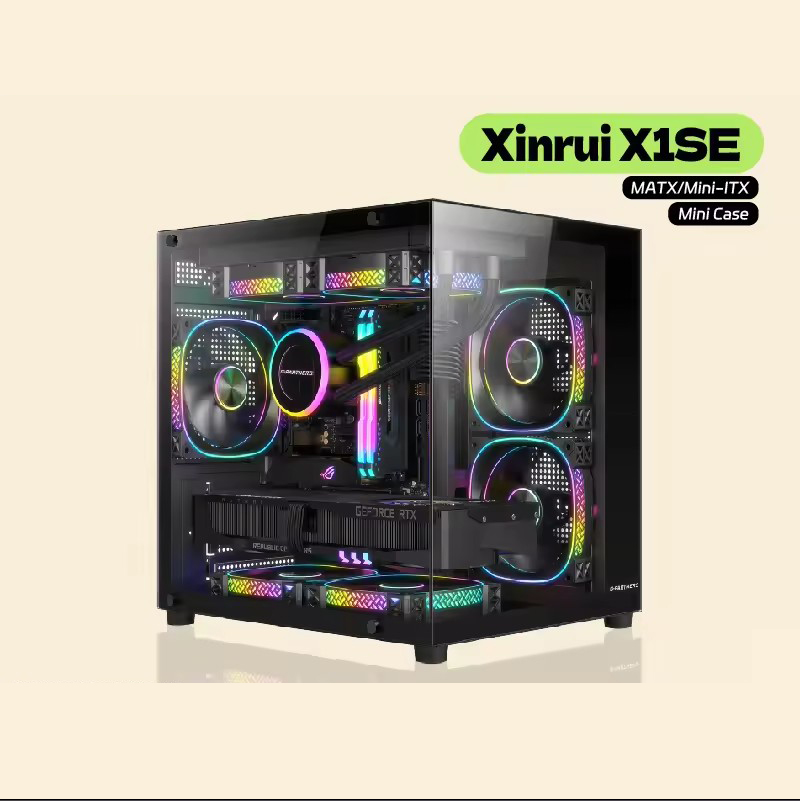 Retro Gaming Pc Case - Boîtier PC G-PARTNERS Xinrui X1SE MATX