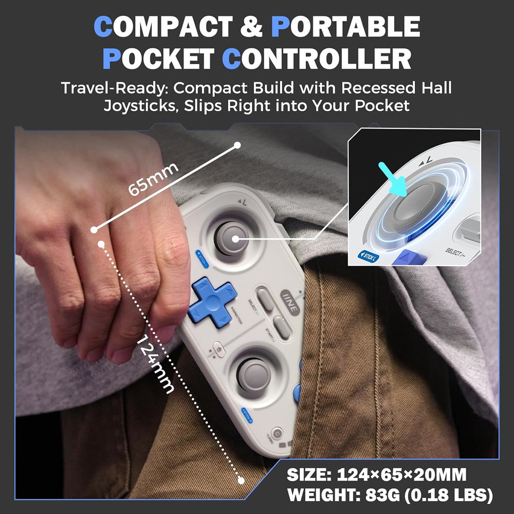 Mini manette IINE rétro de poc - Retro Gaming Corps avis et prix