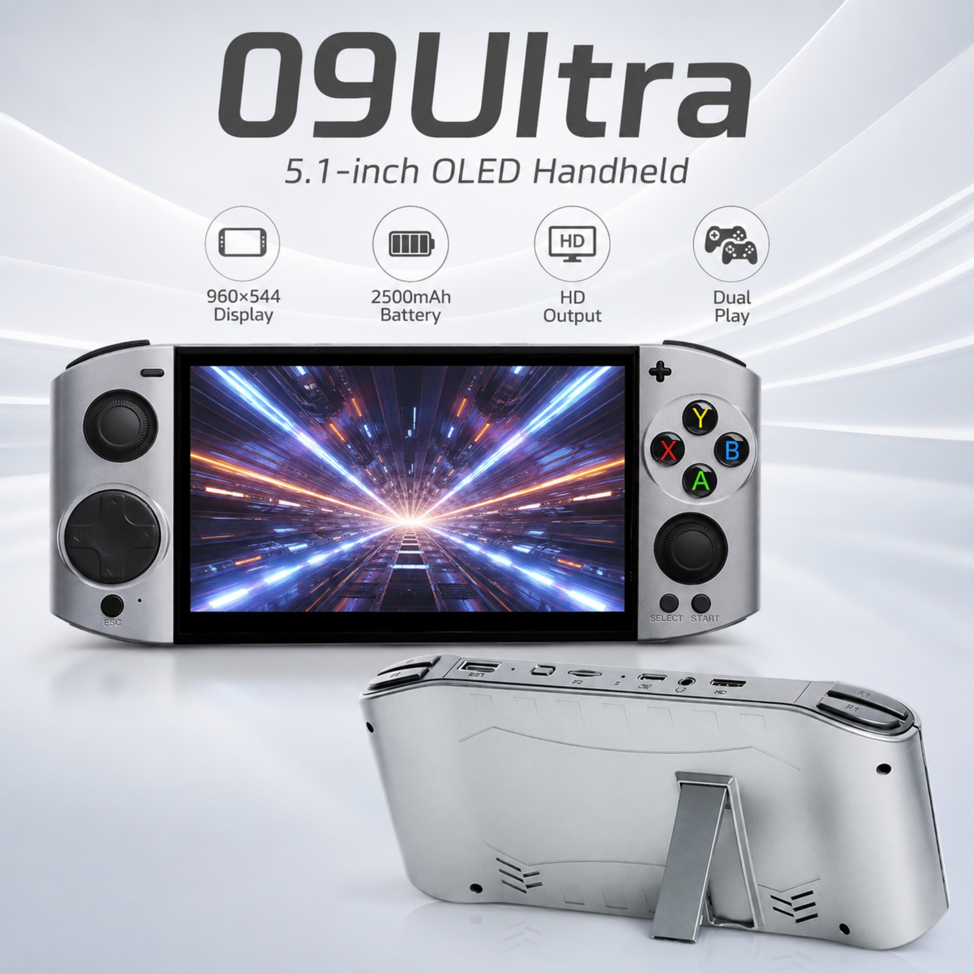 Console de jeu portable OLED 0 - Retro Gaming Os avis et prix
