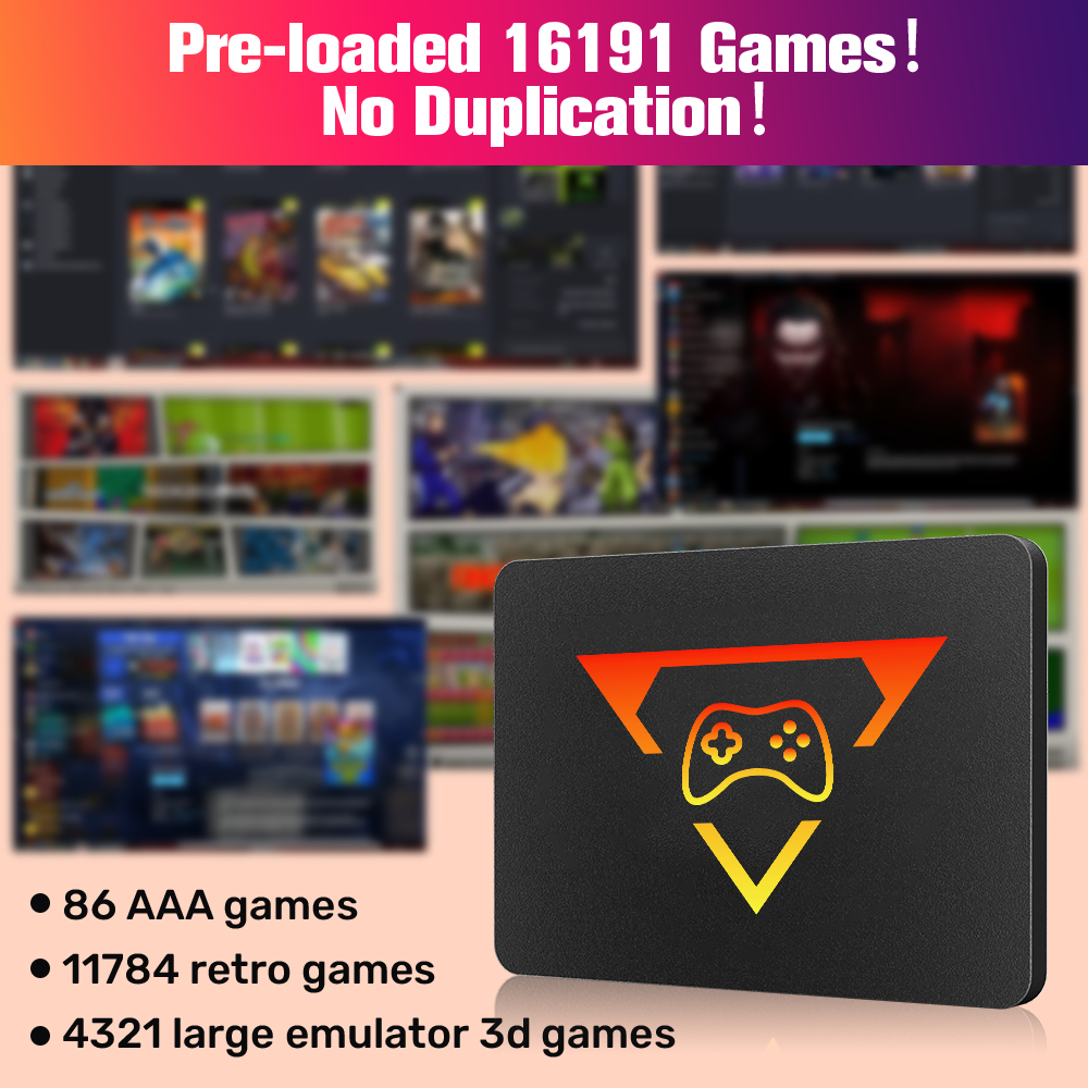 SSD de jeu rétro pour Switch/P - Retro Gaming Emulator Pc avis et prix