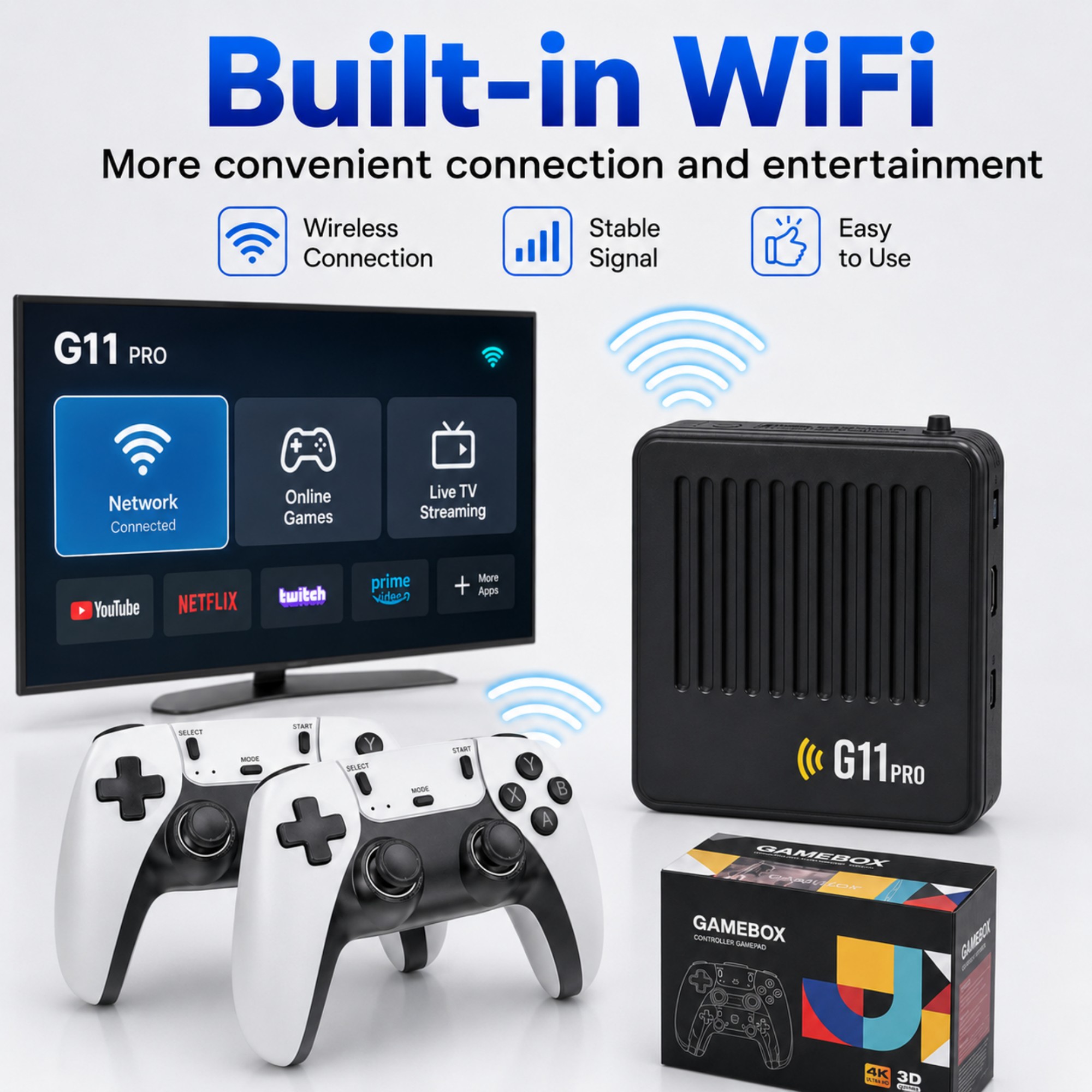 G11 Pro Game Box, clé USB de j - Retro Gaming Hdmi Stick avis et prix