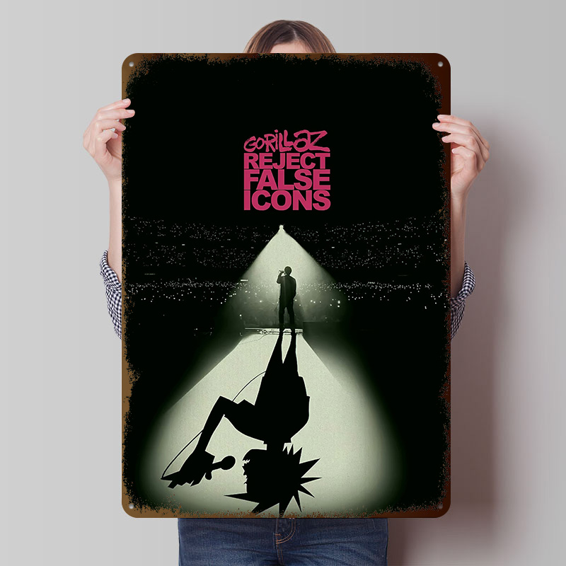 Affiche imprimée Gorillaz Reje - Retro Gaming Icons avis et prix
