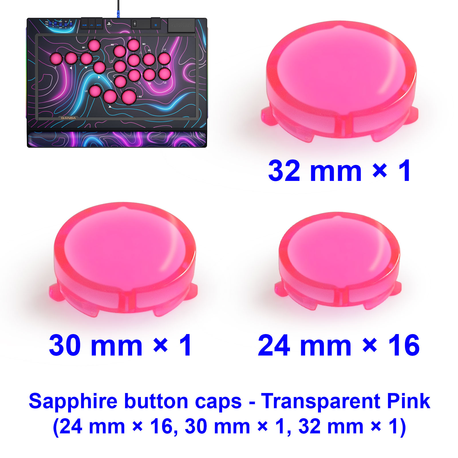 Capuchons de boutons QANBA SAP - Arcade Stick Joystick avis et prix