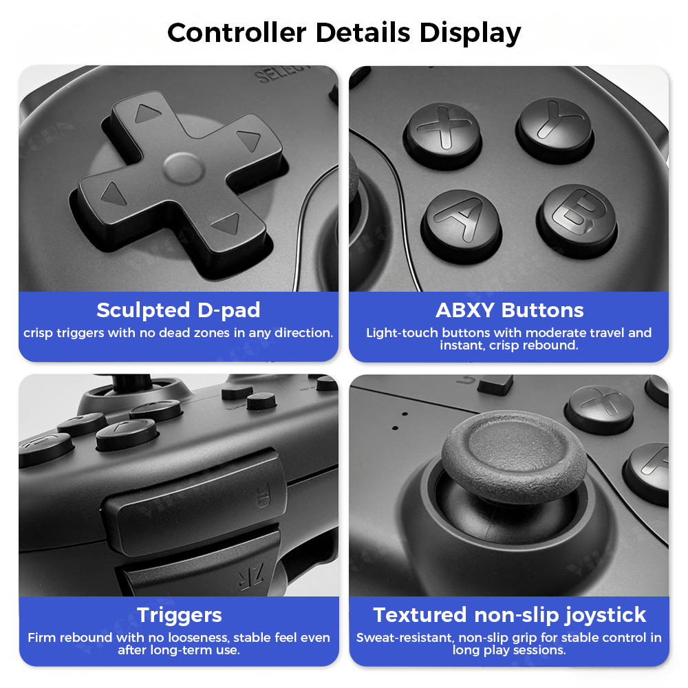 Manette de jeu sans fil 2.4G s - Retro Gaming Emulator Pc avis et prix
