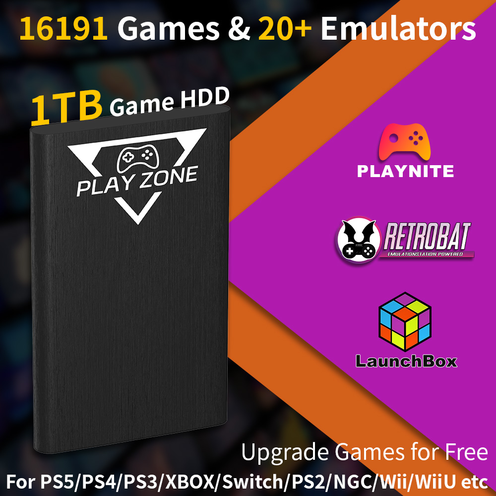 Disque dur portable de jeu Pla - Retro Gaming Emulator Pc avis et prix