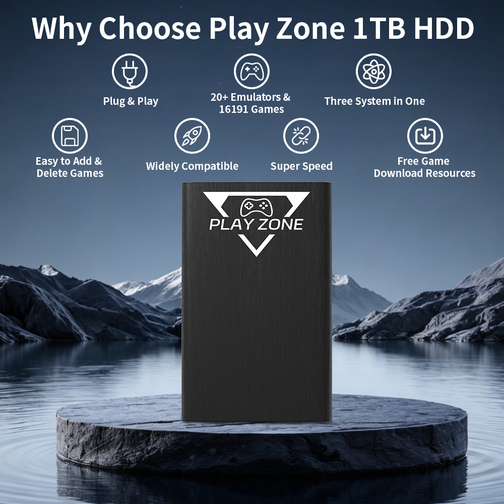 Disque dur portable de jeu Pla - Retro Gaming Emulator Pc avis et prix