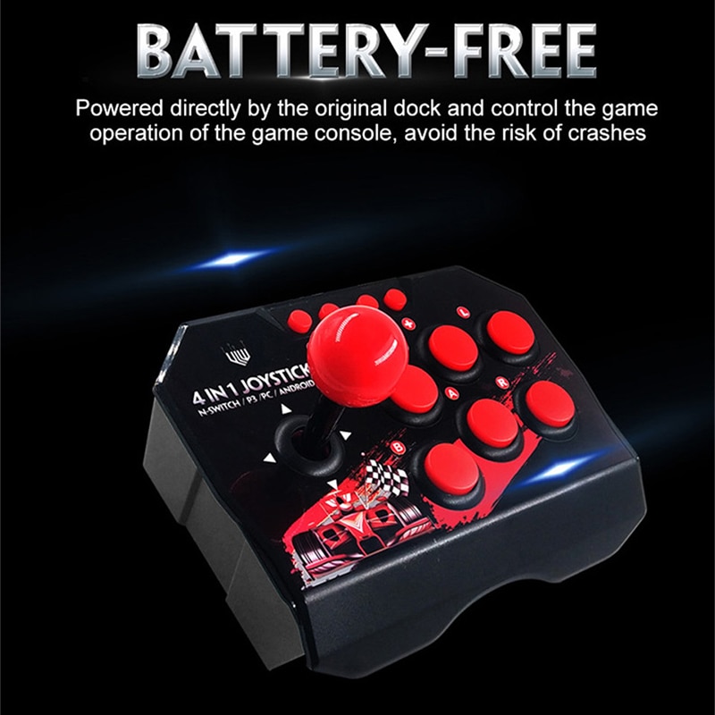 GAMINJA NS002 4 En 1 Rétro Arc - Arcade Stick Joystick avis et prix