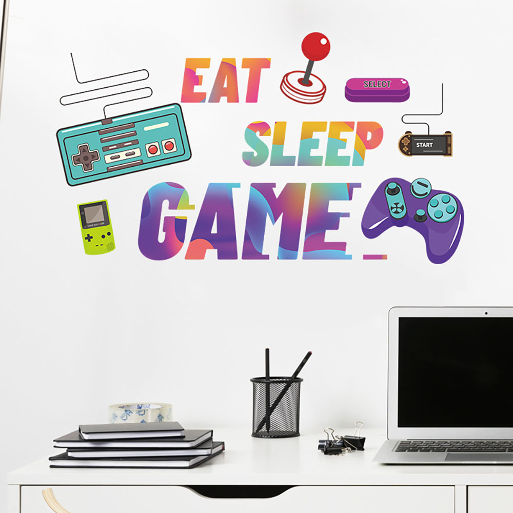 Autocollant mural « Eat Sleep  - Retro Gaming Cabinet avis et prix