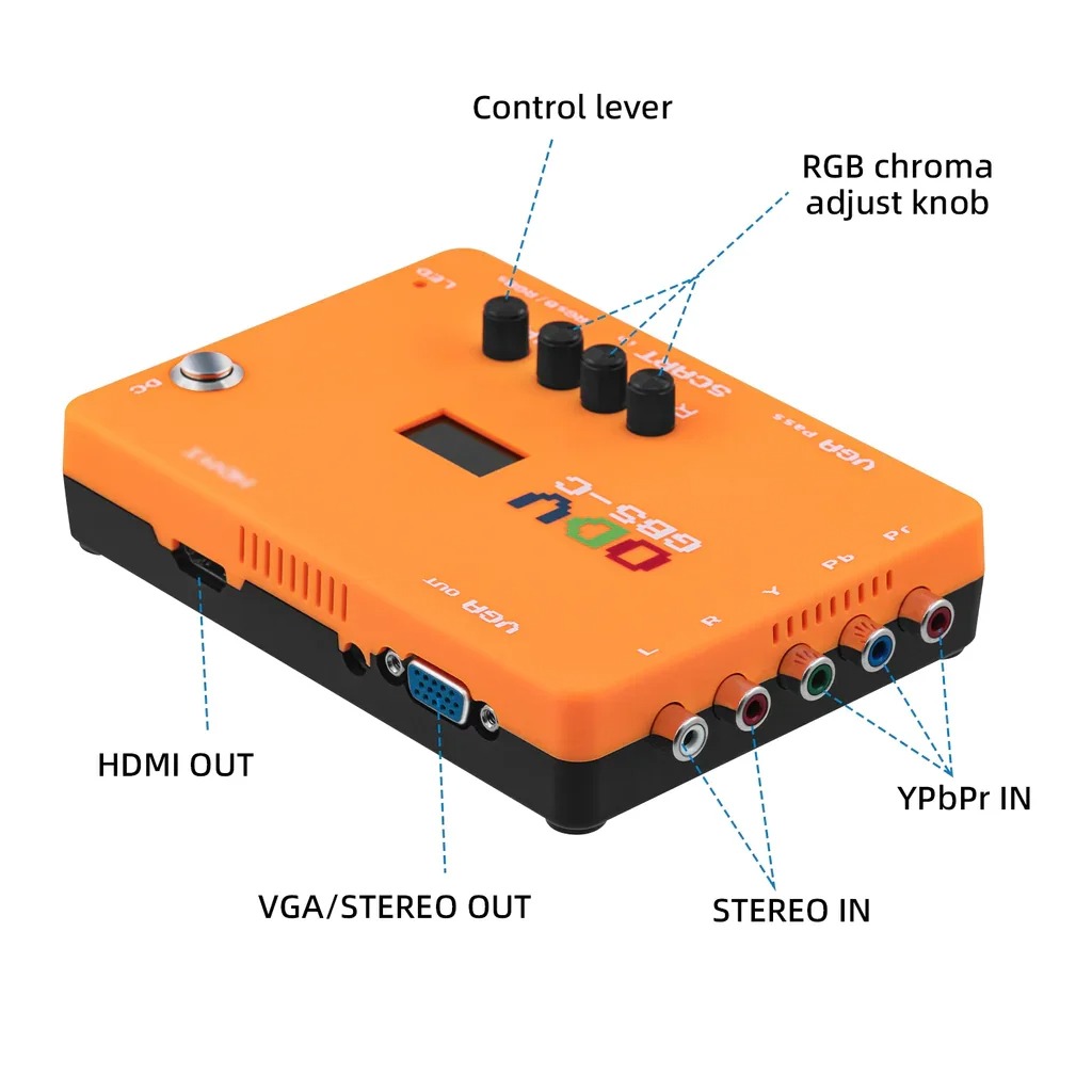 Adaptateur AIO OSSC ODV-GBS-C  - Retro Gaming Icons avis et prix