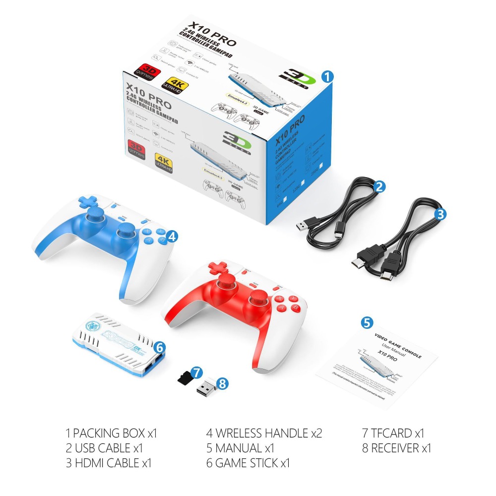 Console de jeu rétro X10 PRO,  - Retro Gaming Hdmi Stick avis et prix