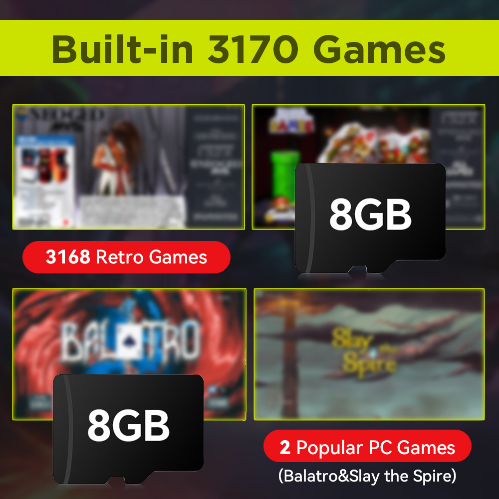 Carte de jeu TF de 8 go avec 3 - Retro Gaming Os avis et prix